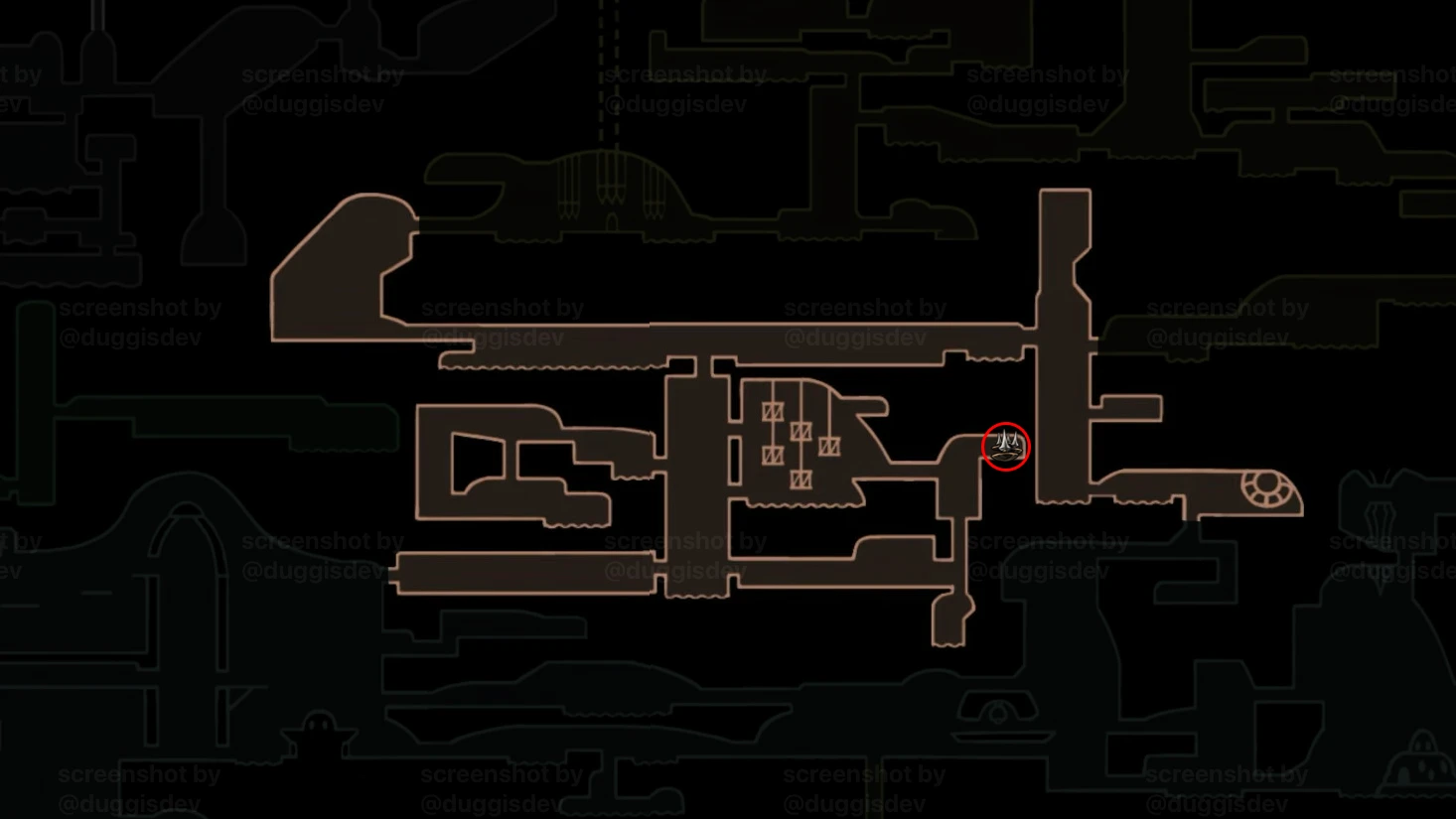 Tacks location - Sinner’s Road